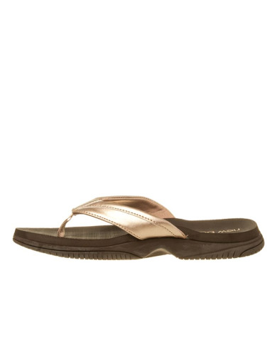 Klapki damskie New Balance NB 6090 WOMEN THONG W6090RGD Złote - Sklep online Mastersport