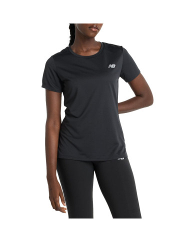 Koszulka damska New Balance SPORT SHORT SLEEVE WT51244BK Czarna - Sklep online Mastersport
