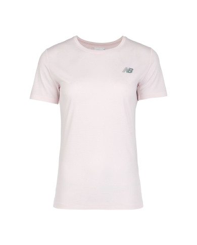 Koszulka damska New Balance SPORT SHORT SLEEVE WT51244PTG Różowa - Sklep online Mastersport