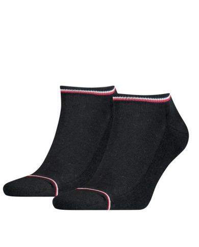 Skarpetki męskie Tommy Hilfiger TH MEN ICONIC SNEAKER 2P 100001093200 Czarne - Sklep online Mastersport