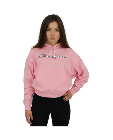 Bluza damska Champion HOODED SWEATSHIRT 112638PS024 Różowa - Sklep online Mastersport