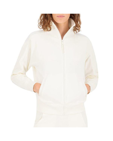 Bluza damska Champion FULL ZIP SWEATSHIRT 114454WW005 Biała - Sklep online Mastersport