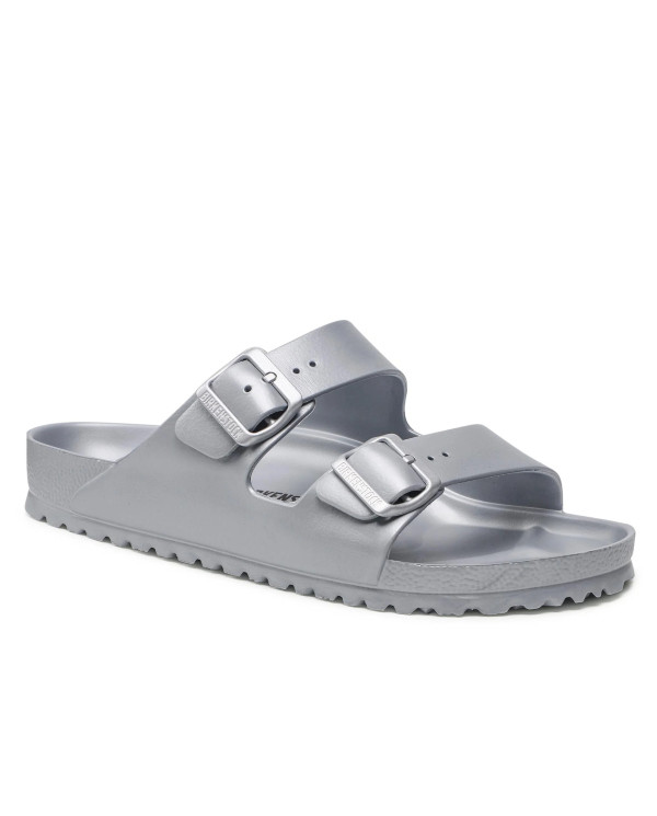 Klapki męskie Birkenstock ARIZONA EVA REGULAR 1003490 Srebrne - Sklep online Mastersport