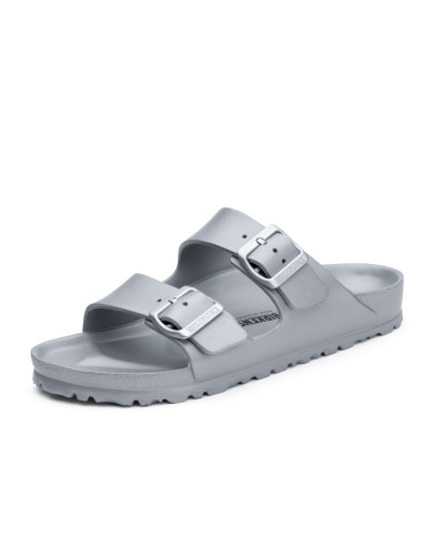 Klapki damskie Birkenstock ARIZONA EVA NARROW 1003491 Srebrne - Sklep online Mastersport