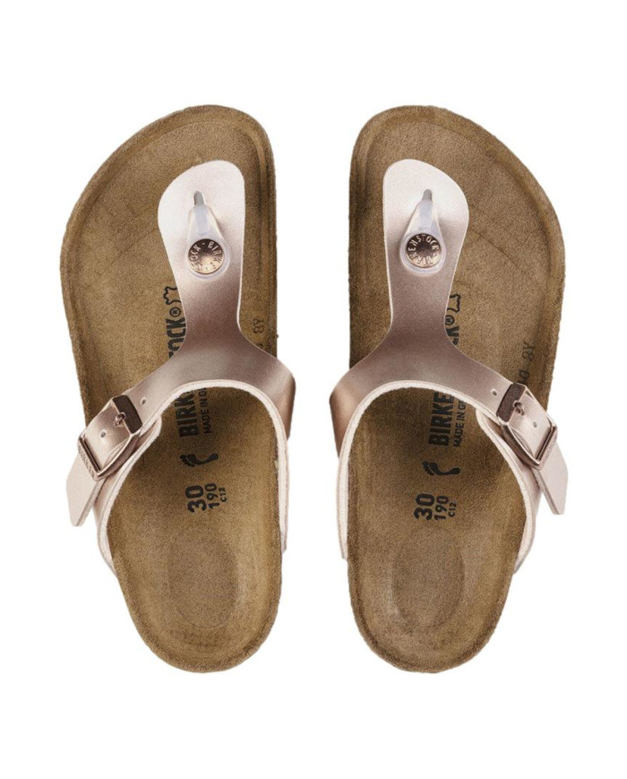 Klapki damskie Birkenstock GIZEH KIDS BF REGULAR 1012525 Różowe - Sklep online Mastersport