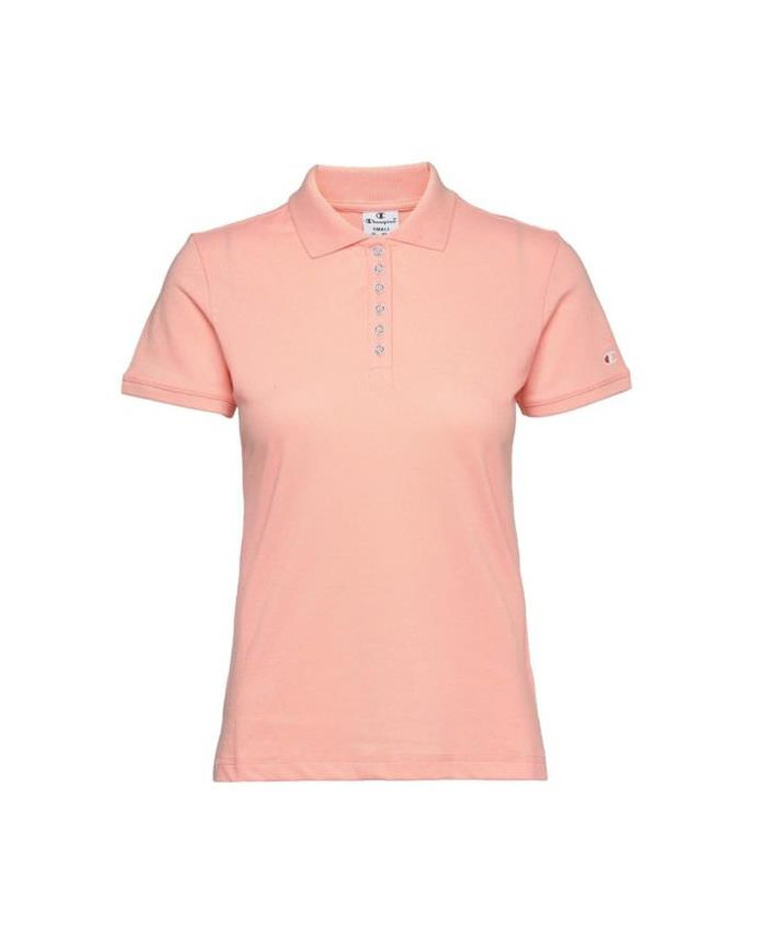 Koszulka damska Champion POLO 114918PS012 Różowa - Sklep online Mastersport