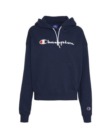 Bluza damska Champion HOODED SWEATSHIRT 112638BS538 Niebieska - Sklep online Mastersport