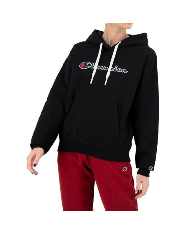 Bluza damska Champion HOODED SWEATSHIRT 114461KK001 Czarna - Sklep online Mastersport