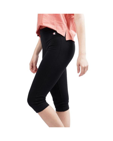 Spodnie damskie Champion 3/4 LEGGINGS 114904KK001 Czarne - Sklep online Mastersport