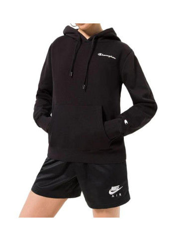 Bluza damska Champion HOODED SWEATSHIRT 115395KK001 Czarna - Sklep online Mastersport