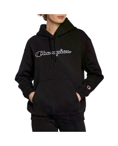 Bluza damska Champion HOODED SWEATSHIRT 115477KK001 Czarna - Sklep online Mastersport