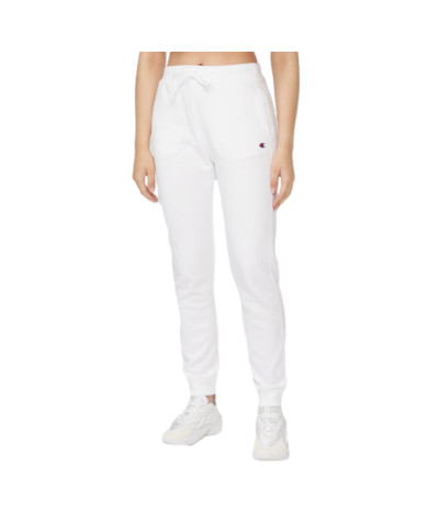 Spodnie damskie Champion RIB CUFF PANTS 115486WW001 Białe - Sklep online Mastersport