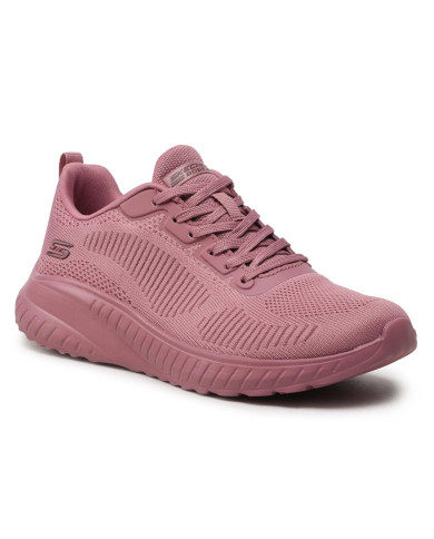 Buty damskie Skechers BOBS SQUAD CHAOS 117209RAS Różowe - Sklep online Mastersport
