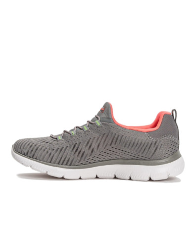 Buty damskie Skechers SUMMITS FAST ATTRACTION 149036GYHP Szare - Sklep online Mastersport