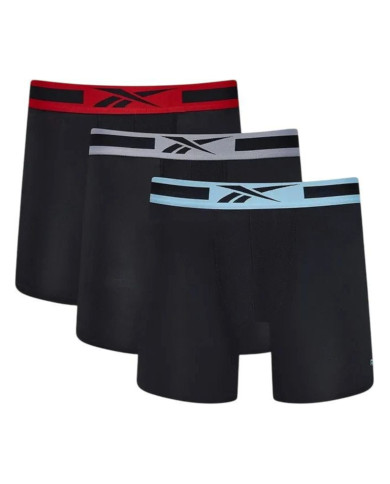 Bielizna męska Reebok SPORTS TRUNKS MED DANE 3PK 150493PKA Czarna - Sklep online Mastersport