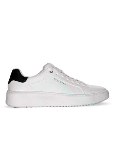 Buty męskie Skechers COURT BREAK SUIT SNEAKER 183175WHT Białe - Sklep online Mastersport