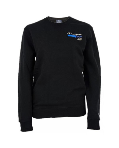 Bluza męska Champion CREWNECK SWEATSHIRT 215708KK001 Czarna - Sklep online Mastersport