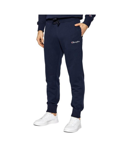 Spodnie męskie Champion RIB CUFF PANTS 217067BS538 Niebieskie - Sklep online Mastersport