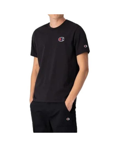 Koszulka męska Champion CREWNECK T-SHIRT 217069KK001 Czarna - Sklep online Mastersport