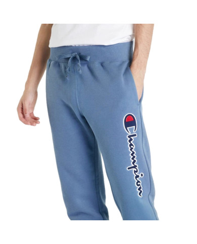 Spodnie męskie Champion RIB CUFF PANTS 217860BS146 Niebieskie - Sklep online Mastersport