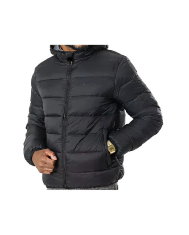 Kurtka męska Champion HOODED JACKET 218077KK001 Czarna - Sklep online Mastersport