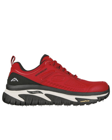 Buty męskie Skechers ARCH FIT ROAD WALKER RECON 237333RDBK Czerwone - Sklep online Mastersport