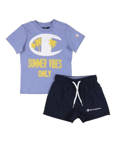 Dres dziecięcy Champion SET 306049VS076 Fioletowy - Sklep online Mastersport