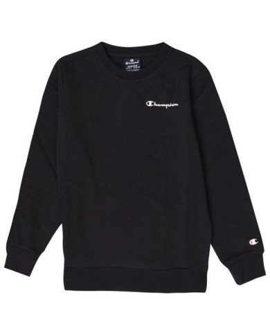 Bluza dziecięca Champion CREWNECK SWEATSHIRT 306127KK001 Czarna - Sklep online Mastersport