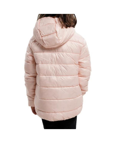 Kurtka dziecięca Champion HOODED JACKET 306197PS075 Różowa - Sklep online Mastersport