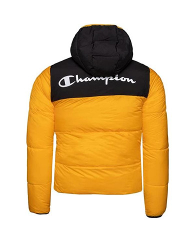 Kurtka dziecięca Champion HOODED JACKET 306201YS113 Żółta - Sklep online Mastersport