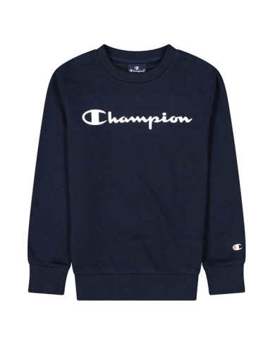 Bluza dziecięca Champion CREWNECK SWEATSHIRT 306278BS501 Niebieska - Sklep online Mastersport