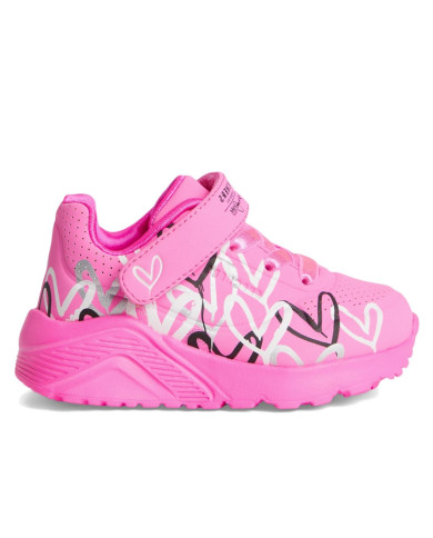 Buty dziecięce Skechers UNO LITE - LOVE LEVITATE 314078NHPMT Różowe - Sklep online Mastersport