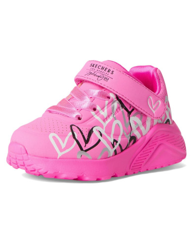 Buty dziecięce Skechers UNO LITE - LOVE LEVITATE 314078NHPMT Różowe - Sklep online Mastersport