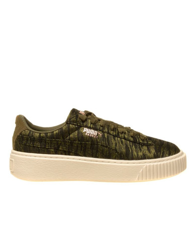 Buty damskie Puma BASKET PLATFORM VR WMNS 36409201 Zielone - Sklep online Mastersport