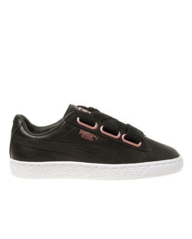 Buty damskie Puma BASKET HEART LEATHER WMNS 36781702 Czarne - Sklep online Mastersport