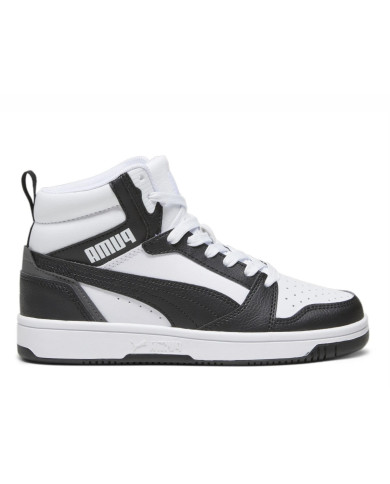 Buty dziecięce Puma REBOUND V6 MID JR 39383101 Białe - Sklep online Mastersport