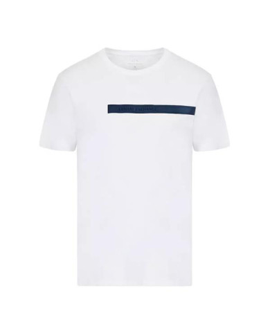 Koszulka męska Armani Exchange T-SHIRT 3LZTBE-ZJ8LZ-1100 Biała - Sklep online Mastersport