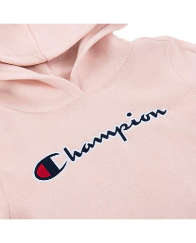 Bluza dziecięca Champion HOODED SWEATSHIRT 404225PS075 Różowa - Sklep online Mastersport
