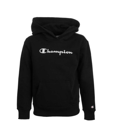 Bluza dziecięca Champion HOODED SWEATSHIRT 404540KK001 Czarna - Sklep online Mastersport
