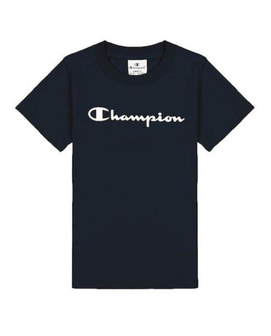 Koszulka dziecięca Champion CREWNECK T-SHIRT 404541BS501 Niebieska - Sklep online Mastersport