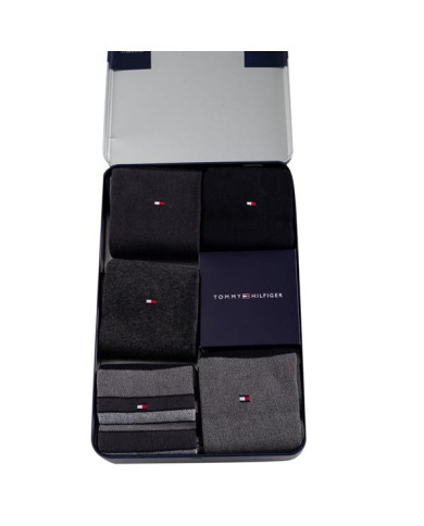 Skarpetki męskie Tommy Hilfiger MEN BIRDEYE GIFTBOX 5P 492005001-200 Wielokolorowe - Sklep online Mastersport