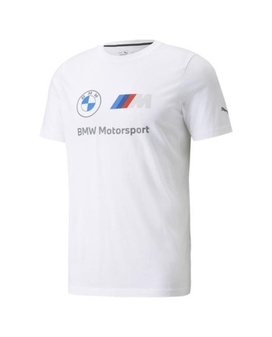 Koszulka męska Puma BMW MMS ESS LOGO TEE 53225302 Biała - Sklep online Mastersport