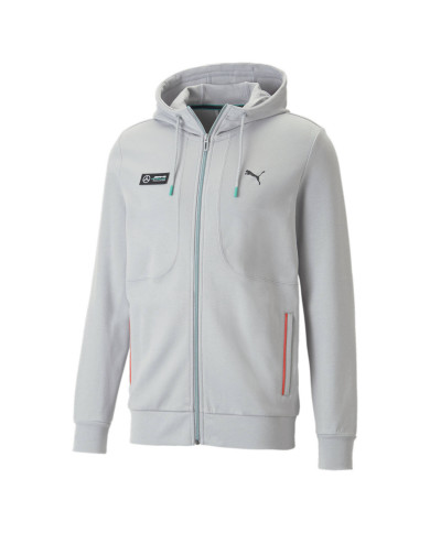 Bluza męska Puma MAPF1 HOODED SWEAT JKT 53846002 Szara - Sklep online Mastersport