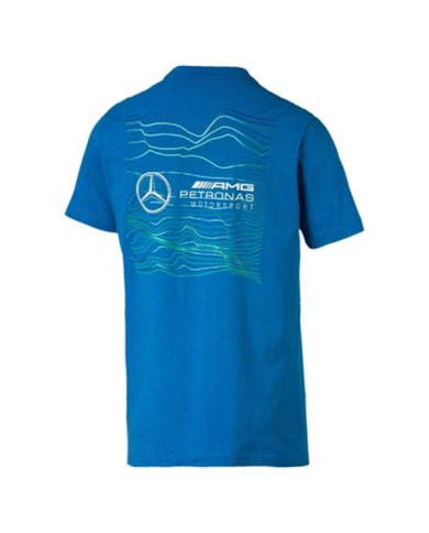 Koszulka męska Puma MAPM LOGO TEE 57780704 Niebieska - Sklep online Mastersport