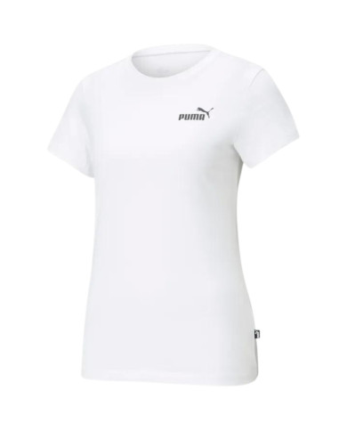 Koszulka damska Puma ESS SMALL LOGO TEE 58677602 Biała - Sklep online Mastersport