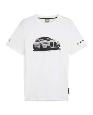 Koszulka męska Puma BMW MMS ESS GRAPHIC TEE 63063302 Biała - Sklep online Mastersport