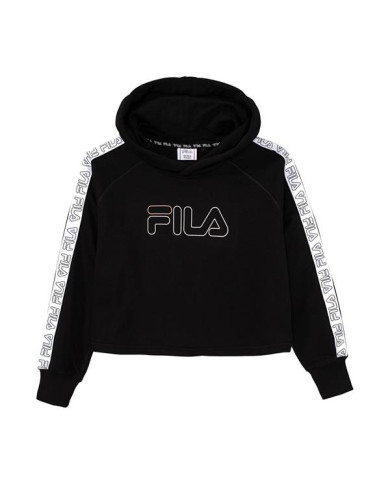 Koszulka dziecięca Fila JULICA CROPP TEENS 683324002 Czarna - Sklep online Mastersport