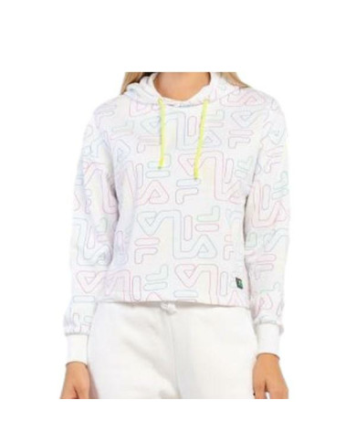 Bluza damska Fila SALINA AOP W 683488M67 Biała - Sklep online Mastersport