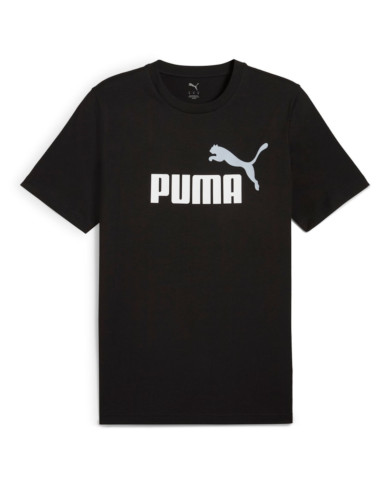 Koszulka męska Puma ESS 2 COLOR NO.1 LOGO TEE 68470801 Czarna - Sklep online Mastersport