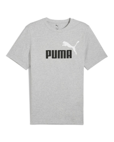 Koszulka męska Puma ESS 2 COLOR NO.1 LOGO TEE 68470804 Szara - Sklep online Mastersport
